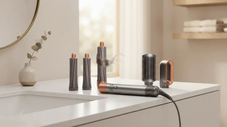 The Dyson Air Wrap approaches hair styling from a genuinely different angle than a traditional dryer or curling iron, using airflow itself, rather than direct extreme heat, to curl, smooth, and shape hair.