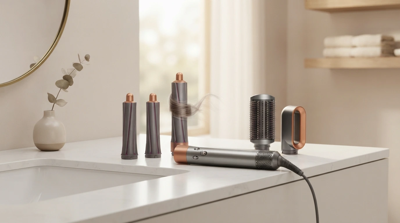 The Dyson Air Wrap approaches hair styling from a genuinely different angle than a traditional dryer or curling iron, using airflow itself, rather than direct extreme heat, to curl, smooth, and shape hair.